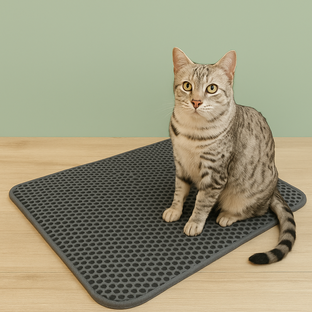 Tapis de litière alvéolé pour Chat