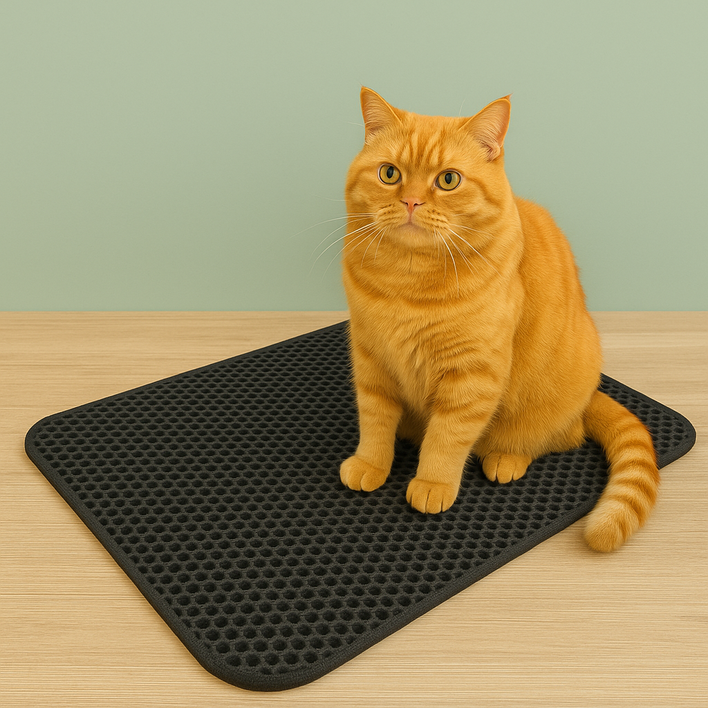 Tapis de litière alvéolé pour Chat